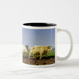 Taza Bicolor Arando en Nivernais, 1849