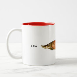 Taza Bicolor Arapaima Mug | Fish Mug