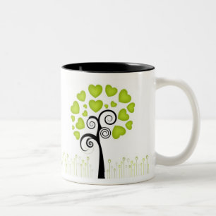 Taza Bicolor Árbol de amor