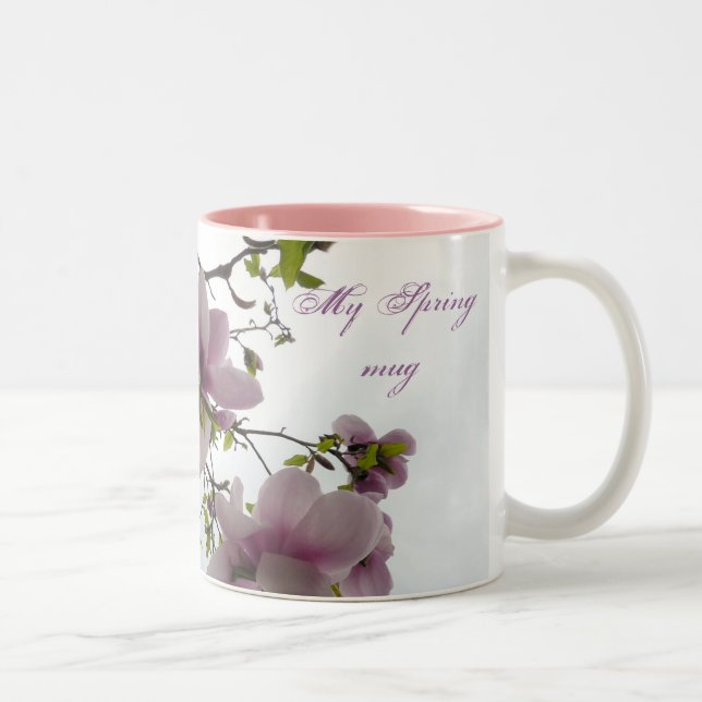 Taza Bicolor Árbol de la magnolia (Derecha)