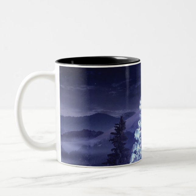Taza Bicolor Árbol de Navidad (Izquierda)