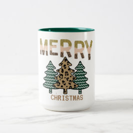 Taza Bicolor Árbol de Navidad