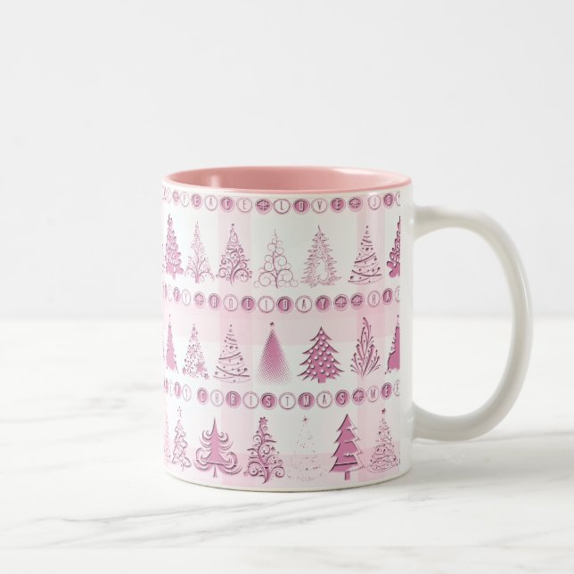 Taza Bicolor Árbol de Navidad (Derecha)