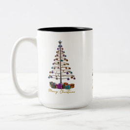 Taza Bicolor Árbol de navidad