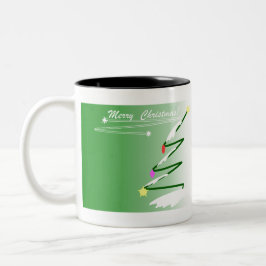 Taza Bicolor Árbol de Navidad 39