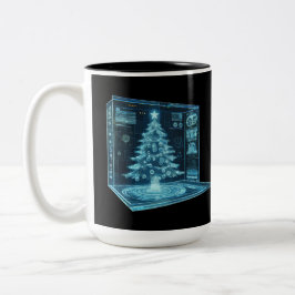 Taza Bicolor Árbol de Navidad artificial