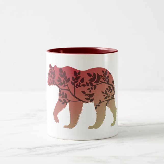 Taza Bicolor Árbol de oso (Centro)