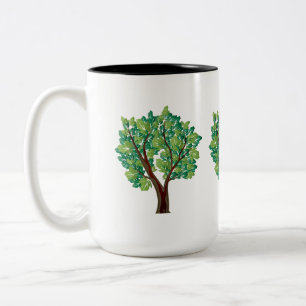 Taza Bicolor Árbol de roble