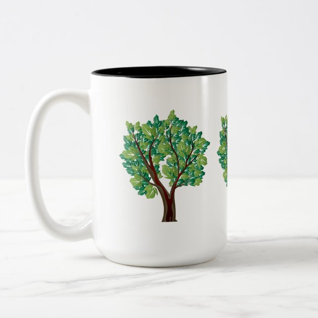 Taza Bicolor Árbol de roble (Izquierda)