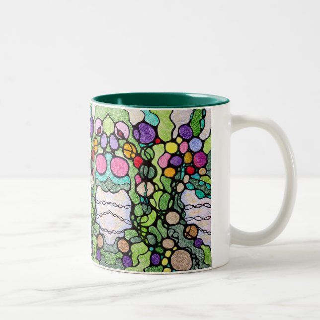 Taza Bicolor Árbol de vida (Derecha)