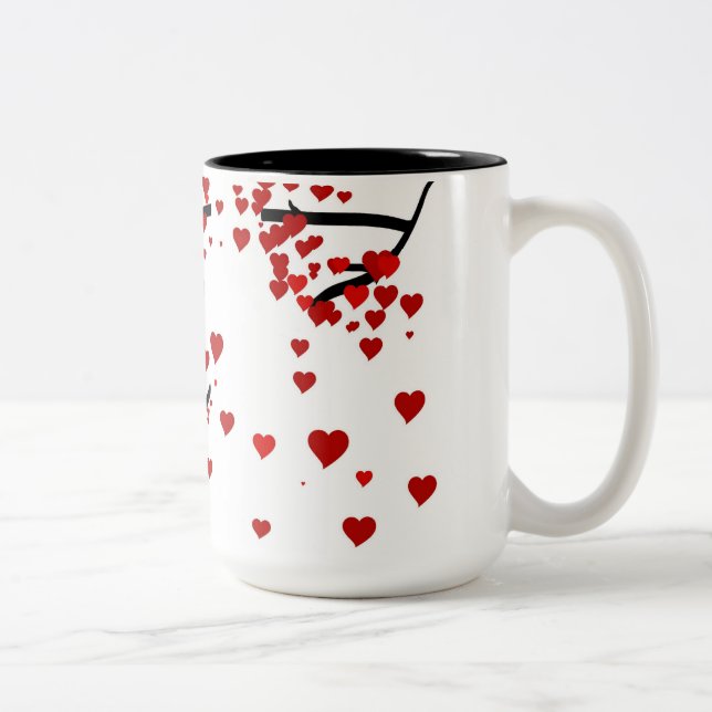 Taza Bicolor Árbol del corazón (Derecha)