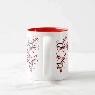 Taza Bicolor Árbol del corazón