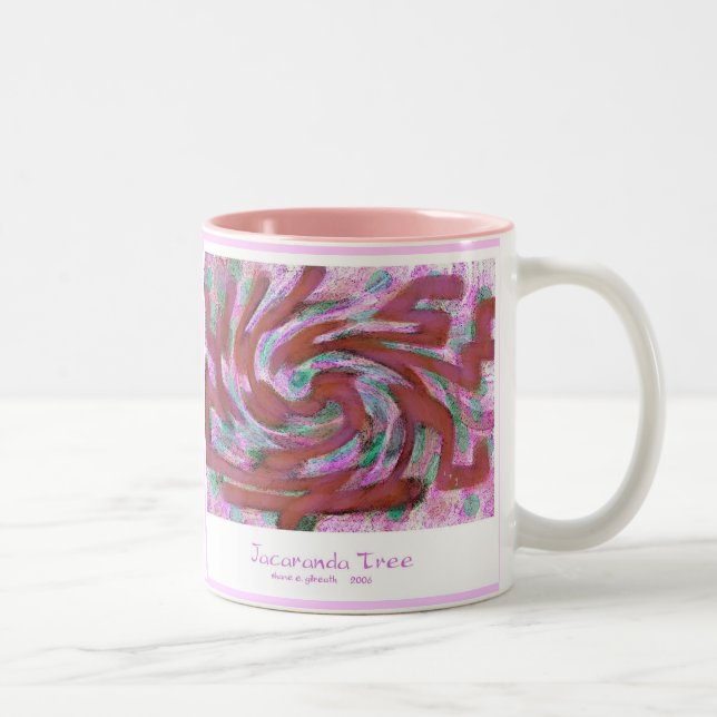 Taza Bicolor Árbol del Jacaranda (Derecha)
