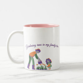 Taza Bicolor Árbol familiar