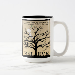 Taza Bicolor Árbol floreciente