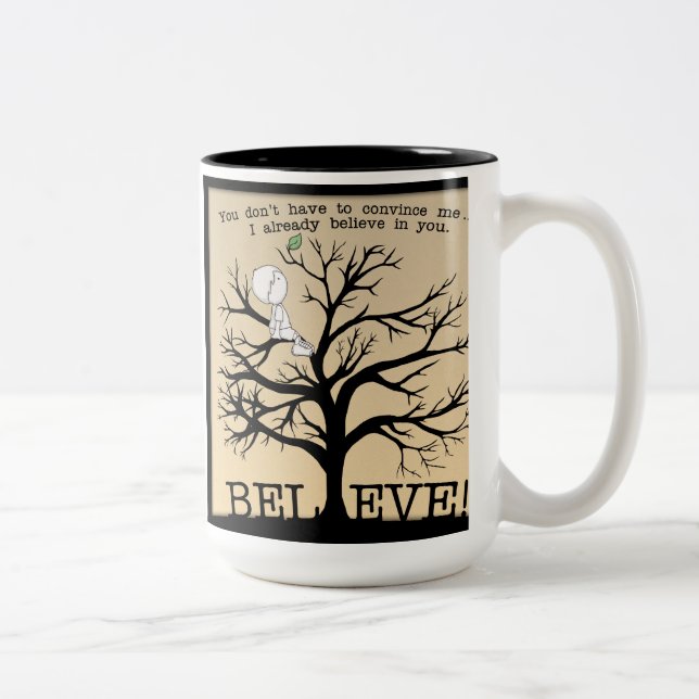 Taza Bicolor Árbol floreciente (Derecha)