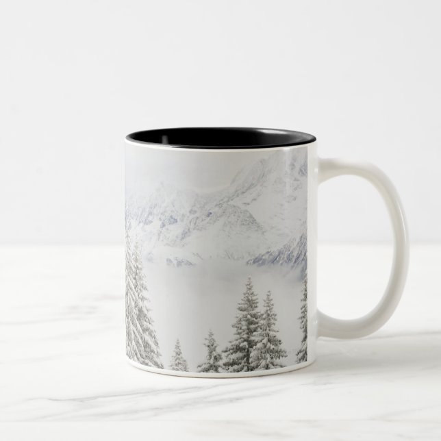 Taza Bicolor Árboles en invierno (Derecha)