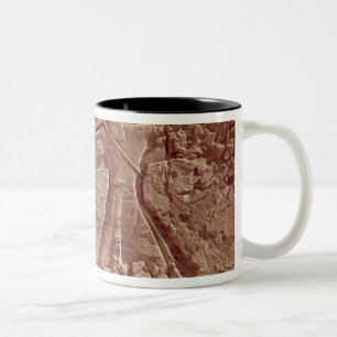 Taza Bicolor Archers, detalle de la caza de Ramesses III