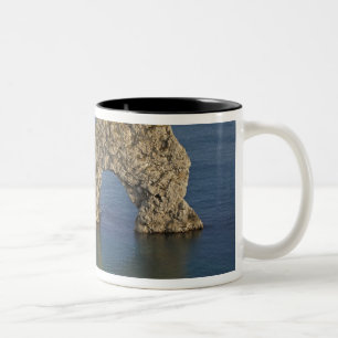 Taza Bicolor Arco de Durdle Door, Patrimonio de la Humanidad Co
