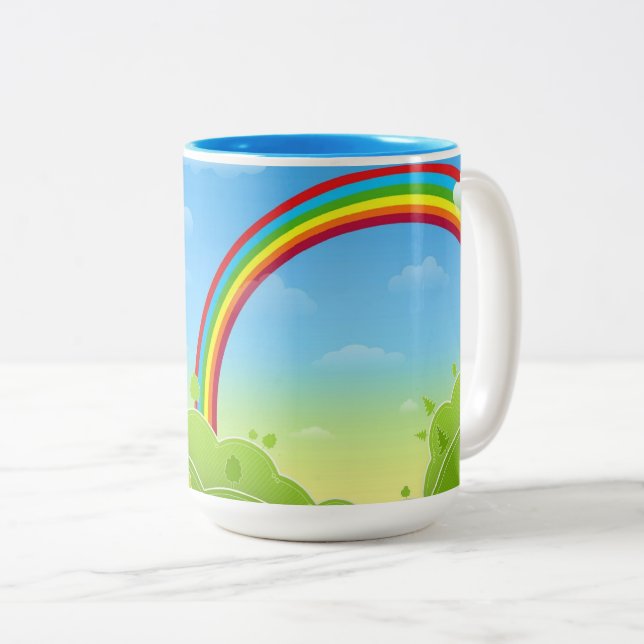 Taza Bicolor arco iris_multicolor (Anverso derecho)
