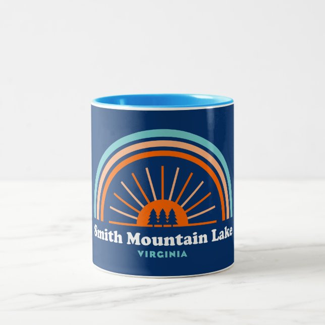 Taza Bicolor Arcoiris de Smith Mountain (Centro)