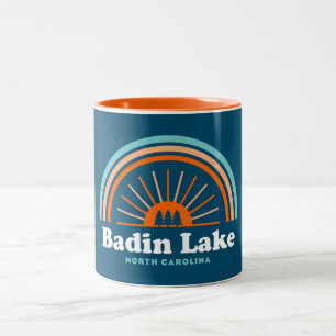 Taza Bicolor Arcoiris del lago Badin Carolina del Norte