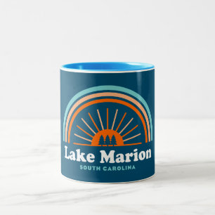 Taza Bicolor Arcoiris del lago Marion de Carolina del Sur