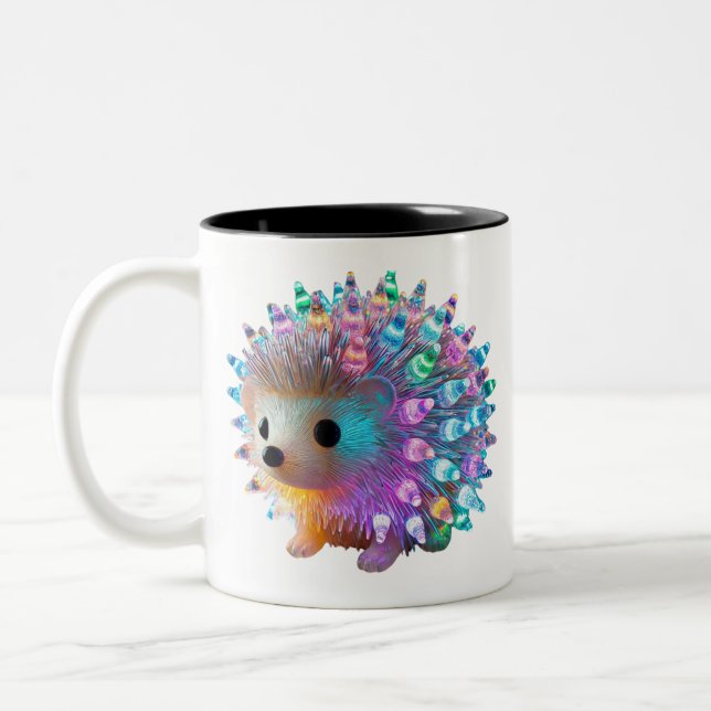 Taza Bicolor Arcoiris Hedgehog Delight (Izquierda)
