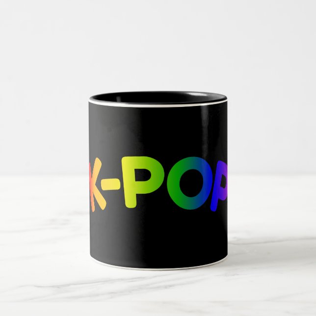 Taza Bicolor Arcoiris K-Pop Mug (Centro)