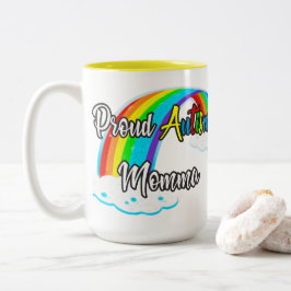 Taza Bicolor Arcoiris y rompe el orgulloso autismo de mamá