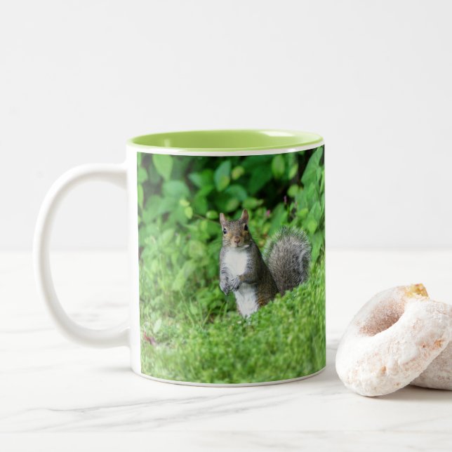 Taza Bicolor Ardilla (Con donut)