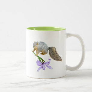 Taza Bicolor Ardilla con Iris Mug salvaje