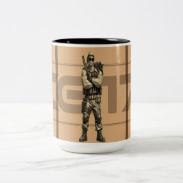 Taza Bicolor Area 51 Ufos