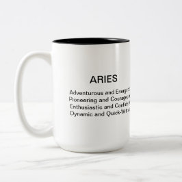 Taza Bicolor Aries Mug