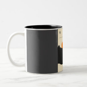 Taza Bicolor Arlberg Austria Tyrol Tirol Tirol Skowboard Travel