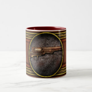 Taza Bicolor Arma - revólver del calibre del modelo 1851 - 36