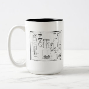 Taza Bicolor Arquitectónico: Los E.E.U.U. Estación aérea naval