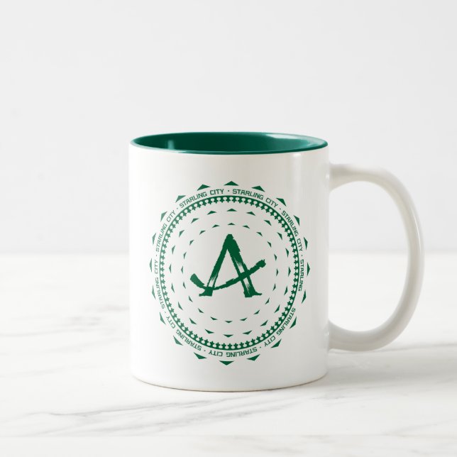 Taza Bicolor Arrow | Starling City Arrow Logo (Derecha)