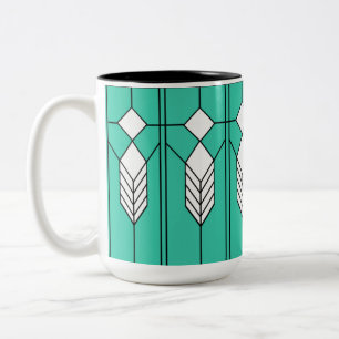 Taza Bicolor Art Deco