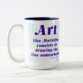 Taza Bicolor Art, Like Morality, ...