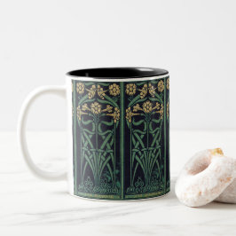 Taza Bicolor Art Nouveau J.M.Barrie 