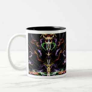 Taza Bicolor Arte abstracto