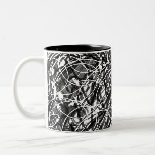 Taza Bicolor Arte abstracto Rush of Time