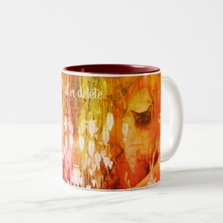 Taza Bicolor Arte animal de gato siamés personalizado