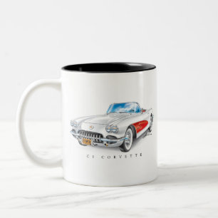 TAZA BICOLOR ARTE AUTOMÓVIL C-ONE