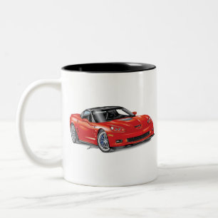 TAZA BICOLOR ARTE AUTOMÓVIL LEGENDARIO Z-R-ONE