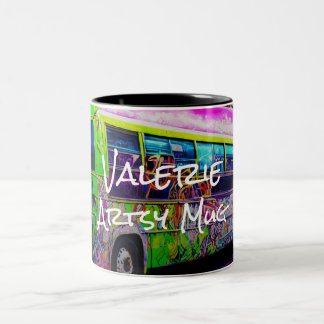 Taza Bicolor Arte callejero abandonado