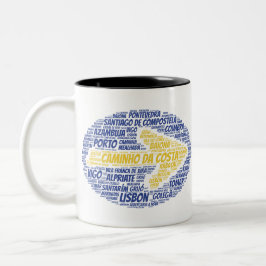 Taza Bicolor Arte Caminho da Costa Word