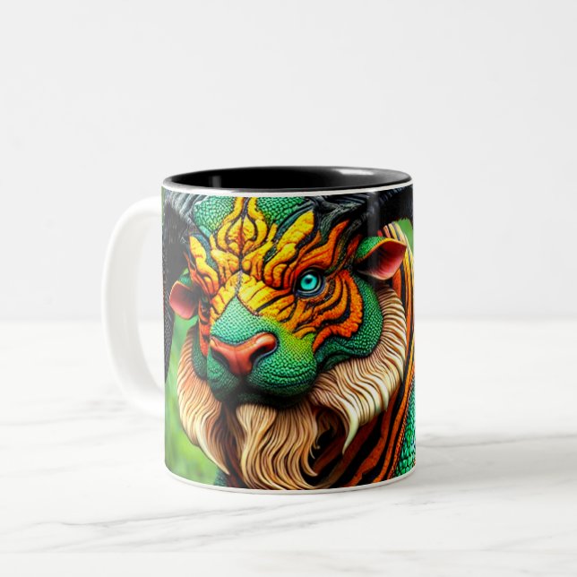 Taza Bicolor Arte creativo (Anverso izquierdo)