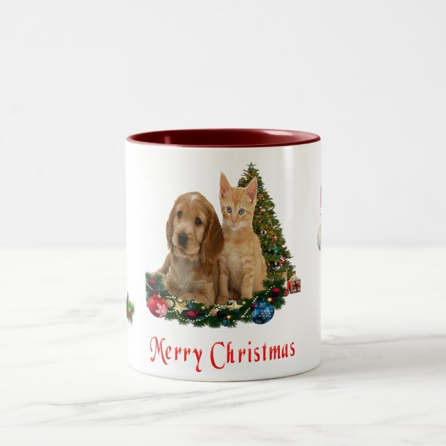 Taza Bicolor Arte de animales (Centro)